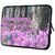 Snoogg Pink Flowers 10.2 Inch Soft Laptop Sleeve