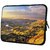 Snoogg Yellow Grass On Hills 10.2 Inch Soft Laptop Sleeve
