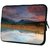 Snoogg Red Clouds 10.2 Inch Soft Laptop Sleeve