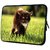 Snoogg Black Cat 10.2 Inch Soft Laptop Sleeve