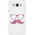 Dreambolic Funny Girly Pink Abstract Mustache Hipster Back Cover