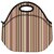 Snoogg Colorful Strips Travel Outdoor CTote Lunch Bag