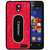 Casotec Metal Back TPU Back Case Cover for Lenovo A319 - Red