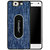 Casotec Metal Back TPU Back Case Cover for Micromax Canvas Knight A350 - Dark Blue