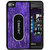 Casotec Metal Back TPU Back Case Cover for Blackberry Z10 - Purple