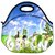 Snoogg Green Travel Outdoor Tote Lunch Bag