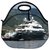 Snoogg White And Grey Boat Travel Outdoor Tote Lunch Bag
