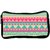 Snoogg Aztec pinkPoly Canvas  Multi Utility Travel Pouch