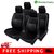 Hi Art Black Leatherite Custom Fit Seat Covers for Maruti Swift Dzire Old - Complete Set