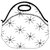 Snoogg Sparkling Sun Grey Travel Outdoor CTote Lunch Bag