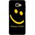 Casotec Happy Quote Design 3D Printed Back Case Cover for Samsung Galaxy A5 (2016)