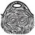 Snoogg Zebra Pattern Travel Outdoor CTote Lunch Bag