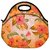 Snoogg Colorful Flowers Travel Outdoor CTote Lunch Bag