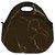 Snoogg Brown Crack Travel Outdoor CTote Lunch Bag