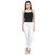 MansiCollections Women's White Jeggings