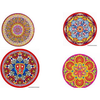 Buy Set Of 4 Pcs Diwali Colour Door Rangoli Sticker Online 179 From Shopclues