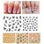 Nail Art Stickers Pack Of 24. 3D Print