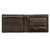 Arum Stylish Brown Zigzag Leather Wallet