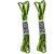 Demoda Round Doublecolor Shoelaces for Sports shoes Casual Shoes Sneakers-Pack of 2