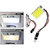 Bright White 24 SMD COB Chip LED Car Roof Dome Light 6000K Adjustable Festoon Adaptor