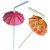 Ezee Multicolour Umbrella Straw 100 Pieces