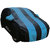 Autofurnish Stylish Aqua Stripe Car Body Cover For Datsun Go+   - Arc Aqua Blue