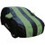 Autofurnish Stylish Green Stripe Car Body Cover For Maruti Baleno   - Arc Green Blue