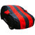 Autofurnish Stylish Red Stripe Car Body Cover For Maruti Ritz   - Arc Red Blue