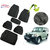 Auto Pearl - Premium Quality Ultra Thin Heavy Duty Car Floor Lamination with Boot Black PVC Carpet  - Mahindra Scorpio