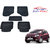 Auto Pearl - Premium Luxurious Quality Heavy Duty Light Weight Black 5Pc PVC Rubber 6255TW Car Mat For - Fiat Punto