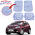 Auto Pearl - Premium Quality Heavy Duty Transparent 4Pc Pvc Rubber 6204 Clear Car Mat For - Fiat Punto