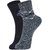 DUKK Men's Navy Blue Ankle Length Cotton Lycra Socks (Pack of 2)