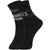 DUKK Men's Black Ankle Length Cotton Lycra Socks (Pack of 2)