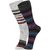 DUKK Men's Multicolour Glean Length Cotton Lycra Socks (Pack of 2)