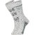 DUKK Men's Grey Glean Length Cotton Lycra Socks (Pack of 2)
