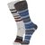 DUKK Men's Grey Glean Length Cotton Lycra Socks (Pack of 2)