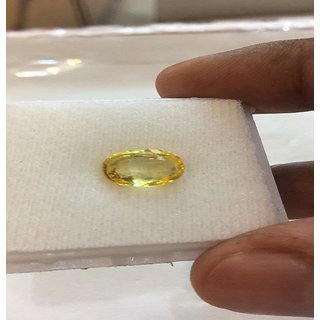 jaipur gemstone 6.50 ratti  yellow sapphire (pukhraj)