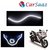 Carsaaz Flexible 30cm Bike Headlight Neon Light/Tube for  Yamaha RX 100 - White