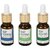 AirRoma Combo of 3 Atlantic Breeze, Lemon Grass  Mogra Flower Aroma Oils 15ml each