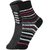 DUKK Men's Grey Ankle Length Cotton Lycra Socks (Pack of 2)