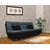 Adorn India Charcoal Grey Solid Wood Sofa Cum Bed
