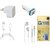 13Tech 1.0 Amp USB Charger+1.5 mtr Copper (Data Transfer+Charging) Cable+Universal Handsfree 3.5 mm Jack Headphones+2 Jack Car Charger+Tempered Glass for Samsung Galaxy E7
