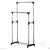 Double Pole Clothes Hanging Rack