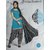 Kiran Fashion Womens Blue and Black Color Suits