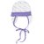 Ben Benny Cap Cover Ears Multi Fish Print With Lavender Purple Riben, 0 to 6 Months