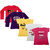 IndiWeaves Women Combo Pack Offer 2 Full Sleeves and 3 Half Sleeves Printed T-Shirt (Set of -5)