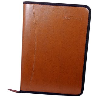 Buy Magpie Faux Leather Tan Classic File Folder Online @ ₹370 from ...
