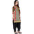 The Four Hundred Womens Beige  Black Color Cotton Printed Unstitched Dress Material (BR-2046)