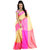 Fashionoma Pink Art Silk Printed Saree With Blouse