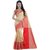 Fashionoma Red Art Silk Printed Saree With Blouse